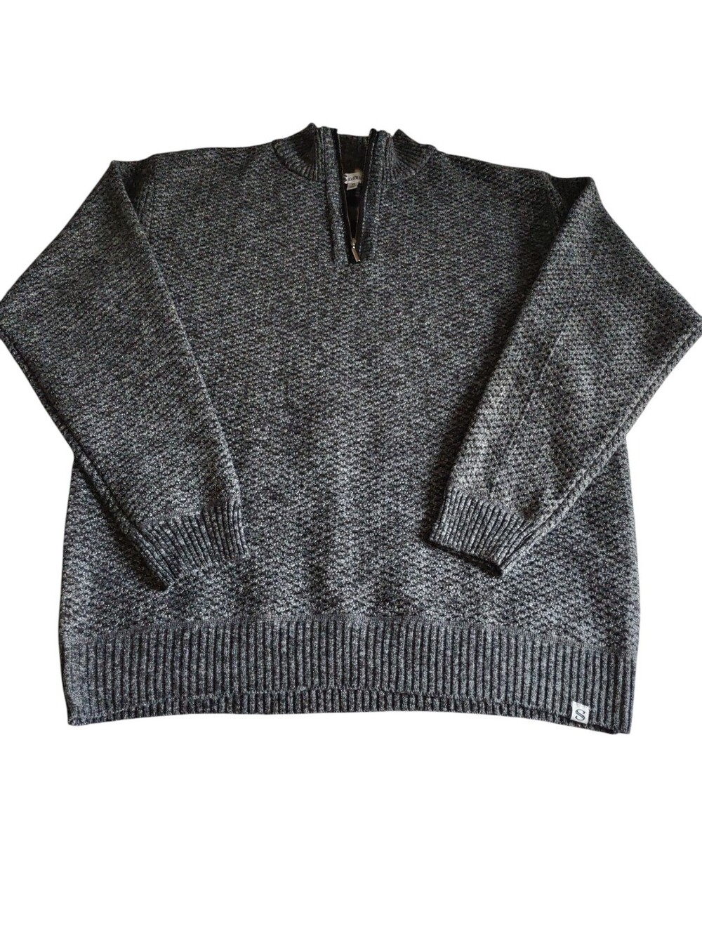 Silversilk 4X 1/4 Zip Flannel Lined Sweater